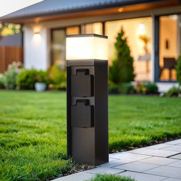 Solight PG13B - Lampada da esterno con 2 attacchi, 1x G9/11W/230V, IP44