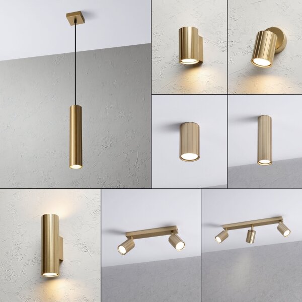 Brilagi - Lampadario sospeso su cavo CRISPINA 1xGU10/10W/230V oro