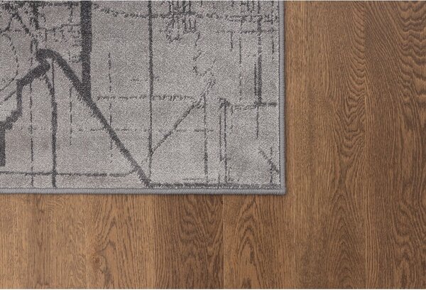 Tappeto grigio 80x150 cm Soft - FD