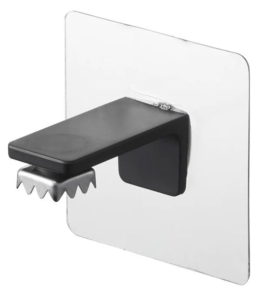 Porta dispenser per sapone nero autoportante magnetico in plastica Film Hook - YAMAZAKI
