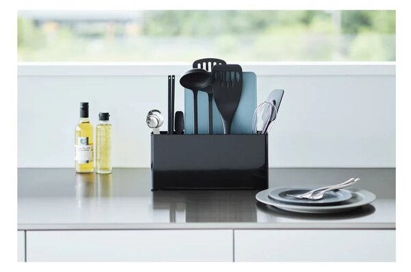 Supporto in metallo per stoviglie da cucina Tower - YAMAZAKI