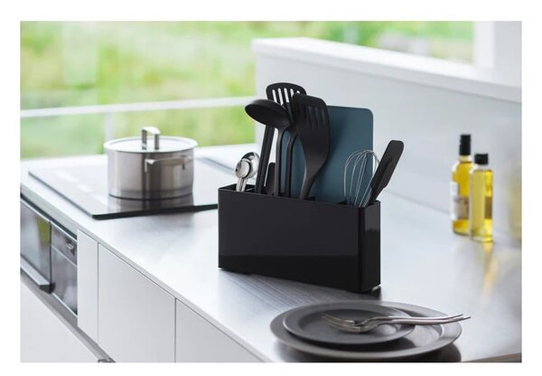 Supporto in metallo per stoviglie da cucina Tower - YAMAZAKI