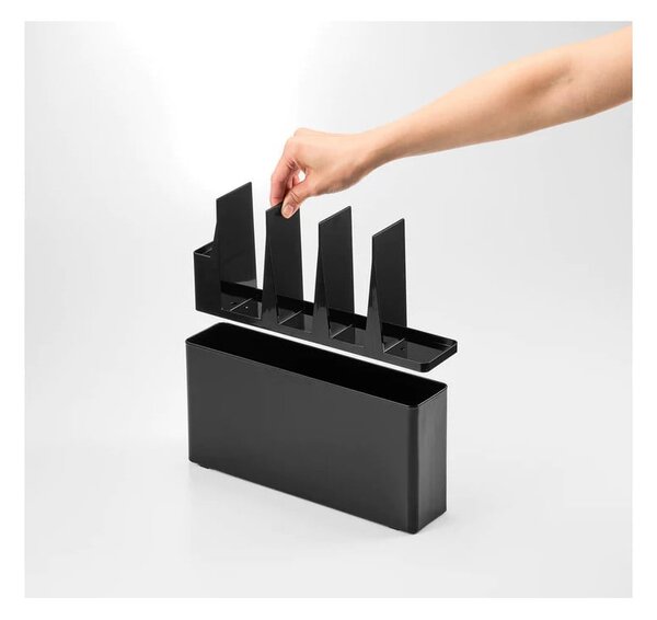 Supporto in metallo per stoviglie da cucina Tower - YAMAZAKI