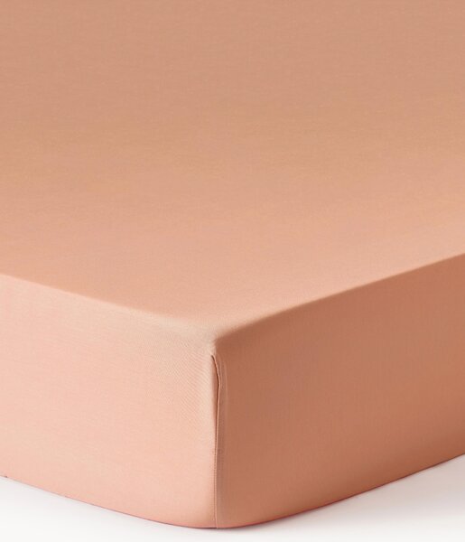 Lenzuolo con angoli topper in raso di cotone Comfort