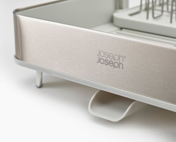 Scolapiatti in metallo argentato Extend - Joseph Joseph