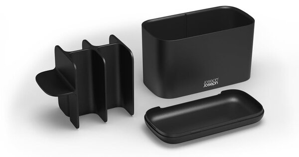Portaspazzolini in plastica nero EasyStore - Joseph Joseph