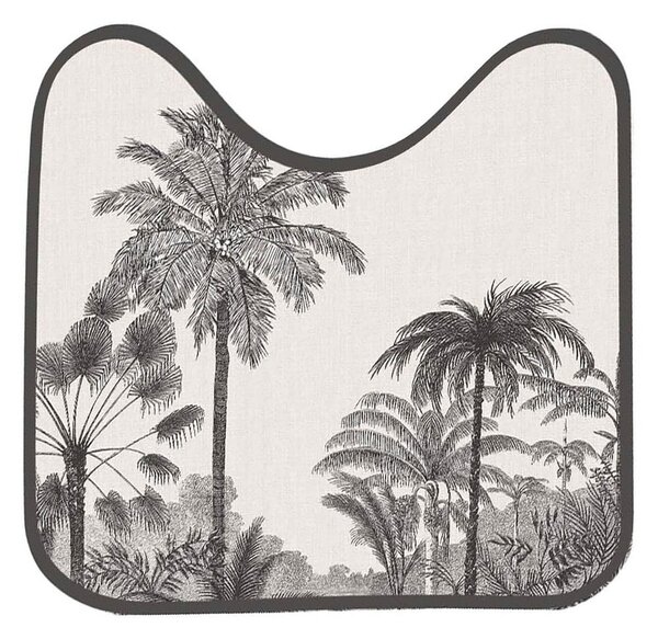 Tappetino da bagno nero e beige 45x45 cm Cocoty - douceur d'intérieur