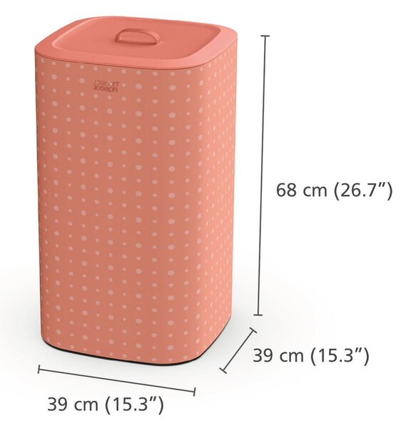 Cesto portabiancheria in tessuto rosa 60 l Tota Pop - Joseph Joseph