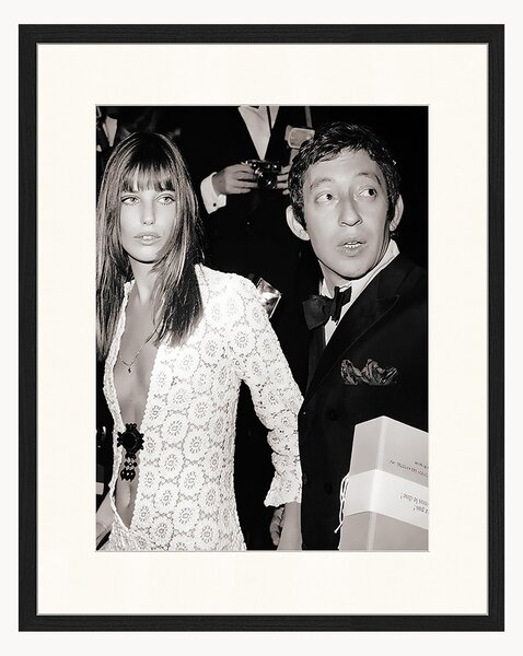 Fotografia incorniciata Serge Gainsbourg & Jane Birkin