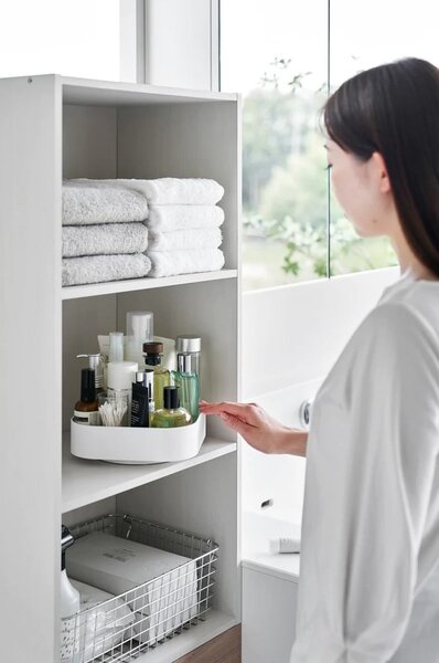 Organizer multifunzione in plastica girevole Tower - YAMAZAKI