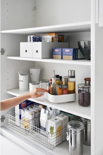 Organizer multifunzione in plastica girevole Tower - YAMAZAKI