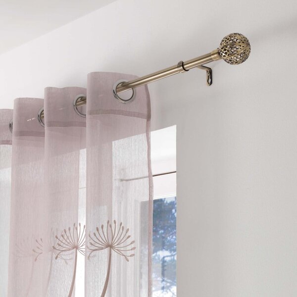 Mantovana estensibile in metallo 120 - 210 cm Globa - douceur d'intérieur