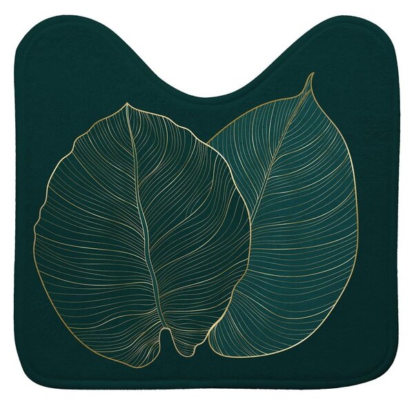 Tappetino da bagno verde scuro 45x45 cm Jade - douceur d'intérieur