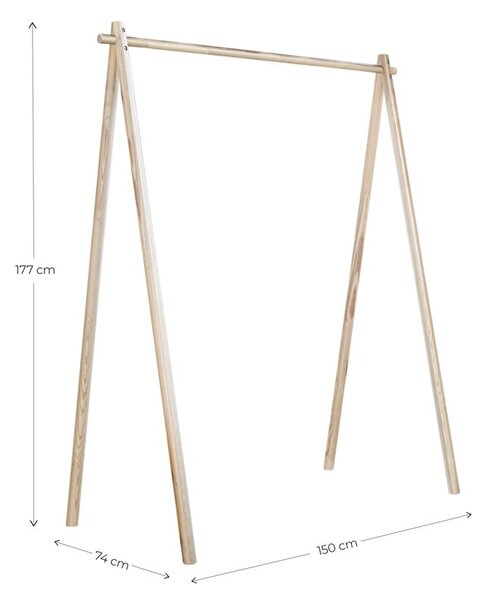 Appendiabiti in legno di pino Hongi - Karup Design