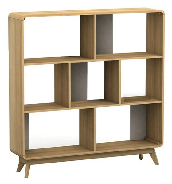 Libreria effetto rovere 122x126 cm Caitlin - Støraa