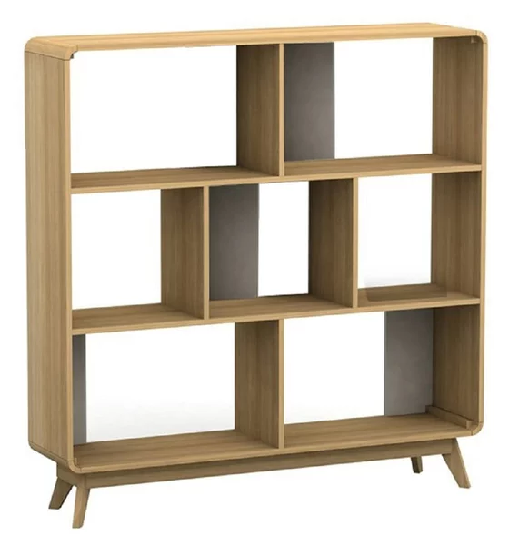 Libreria effetto rovere 122x126 cm Caitlin - Støraa