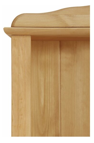 Libreria color legno naturale in legno di pino 77x116 cm Ella - Støraa