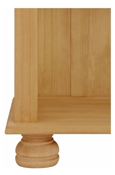 Libreria color legno naturale in legno di pino 77x116 cm Ella - Støraa