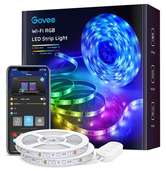 Govee - Wi-Fi RGB Smart Striscia LED 10m