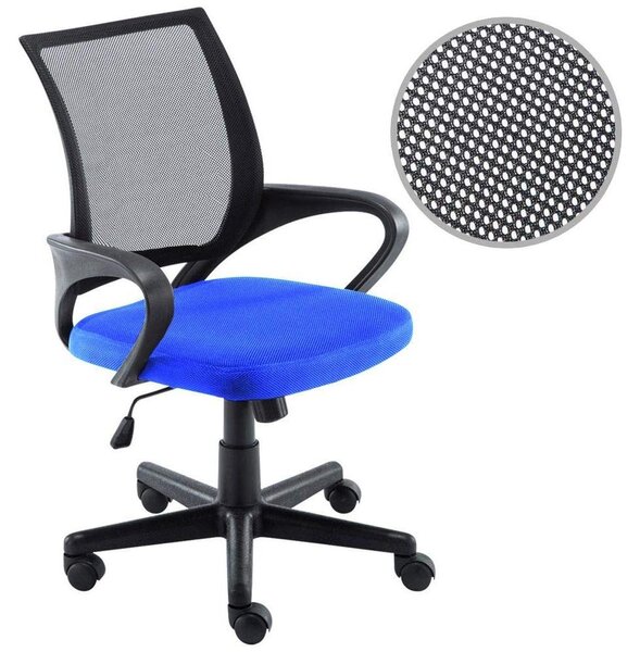 Sedia da ufficio ergonomica con rivestimento in rete traspirante