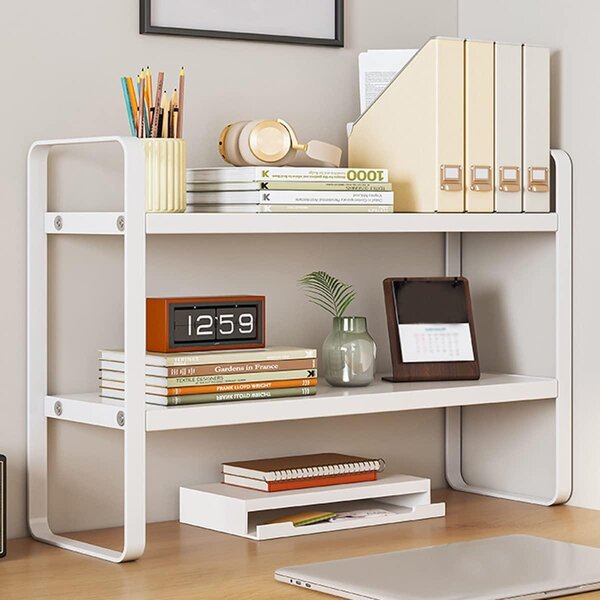 Omgoods - Organizer da scrivania in legno con 4 livelli, ideale per uffici