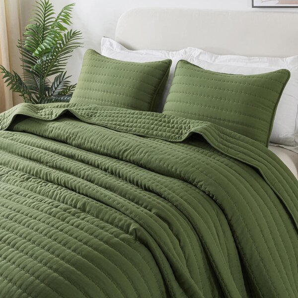 Omgoods - Copripiumino "Groene Bouti" da 260 x 225 cm, ideale per l'estate e la primavera