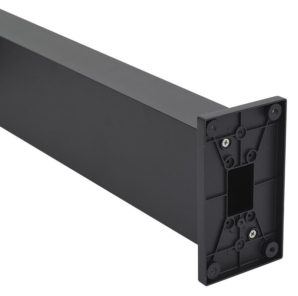 Lampada da esterno nera 65 cm con LED IP64, luce soffusa e solare - Charlene