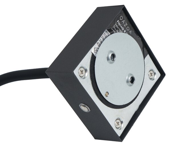 Lampada da parete moderna nera con LED dimmerabile ricaricabile - Harper