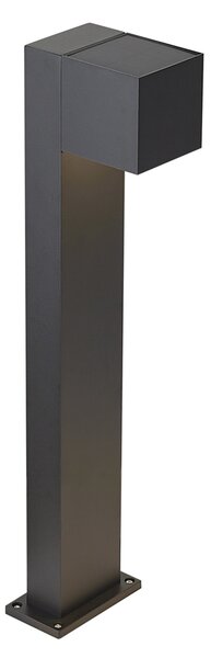 Lampada da esterno nera 65 cm con LED IP64, luce soffusa e solare - Charlene