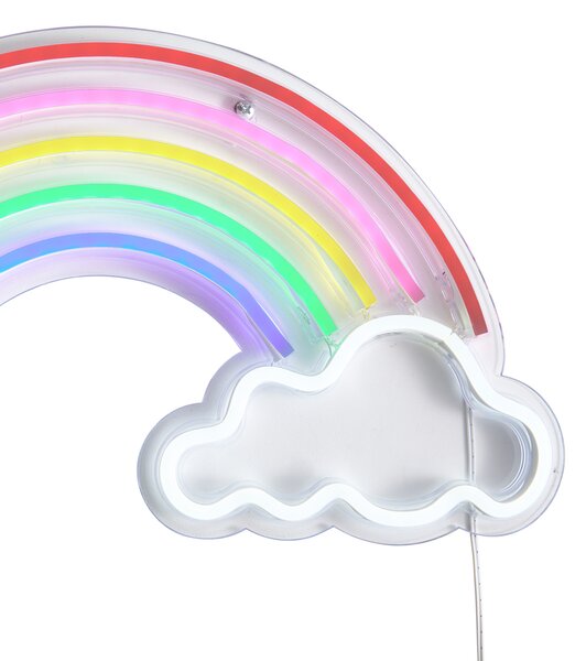 Lampada da parete al neon multicolore con LED - Rainbow