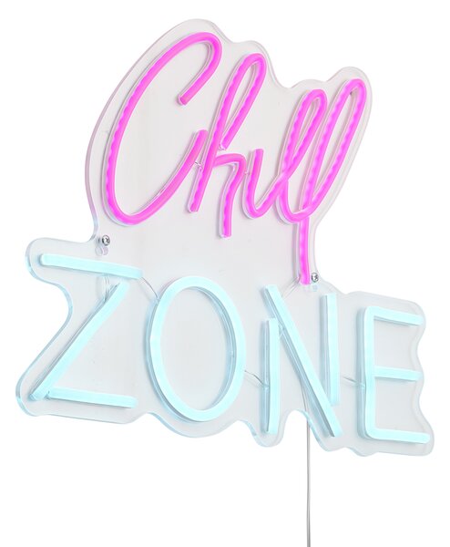 Lampada da parete al neon rosa e blu con LED - Chill Zone