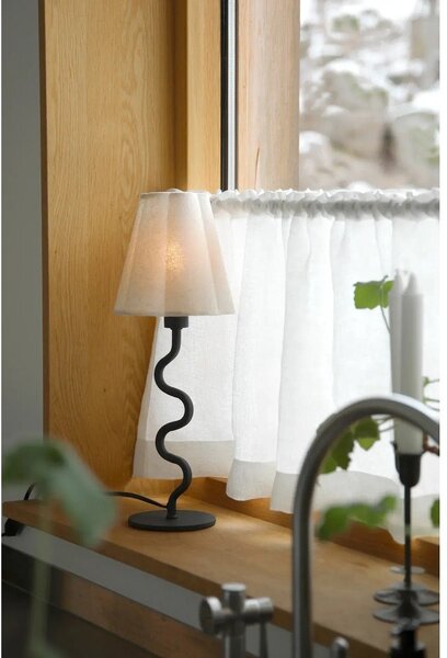 Lampada da tavolo beige in metallo con paralume in tessuto (altezza totale 41 cm) Veya – Markslöjd