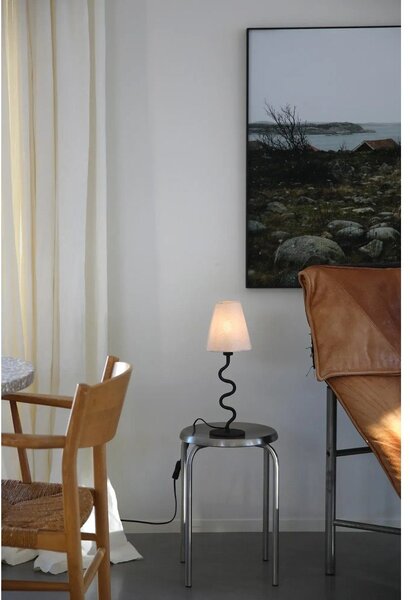 Lampada da tavolo beige in metallo con paralume in tessuto (altezza totale 41 cm) Veya – Markslöjd