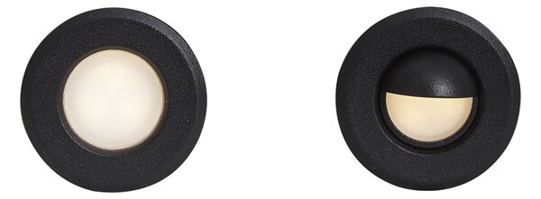 Sistema a 12V nero 10m con 5 faretti da terra con LED IP44 - Voltaire Linsey