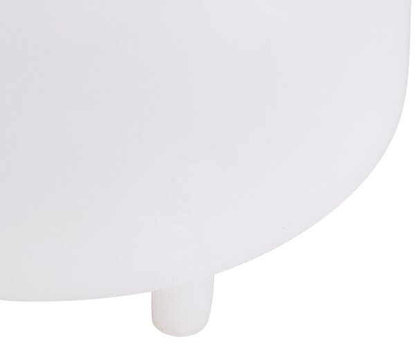 Lampada da tavolo bianca IP44 con altoparlante Bluetooth - STORM Music