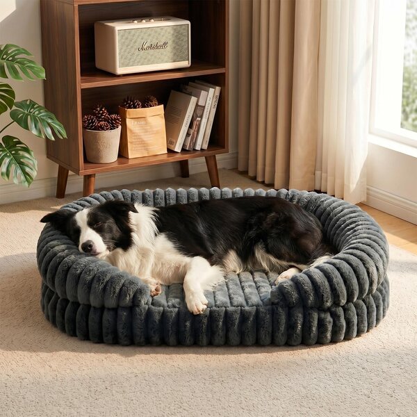 Omgoods - Cuccia ortopedica per cani di grossa taglia - 90 x 65 cm - Realizzata in memory foam