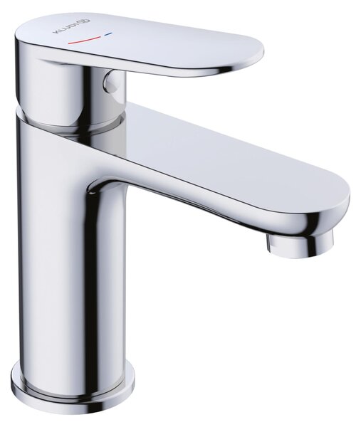 Miscelatore per lavabo KLUDI-X1, cromato, con rubinetto a risparmio idrico, per bagno, dimensione M, con perdita