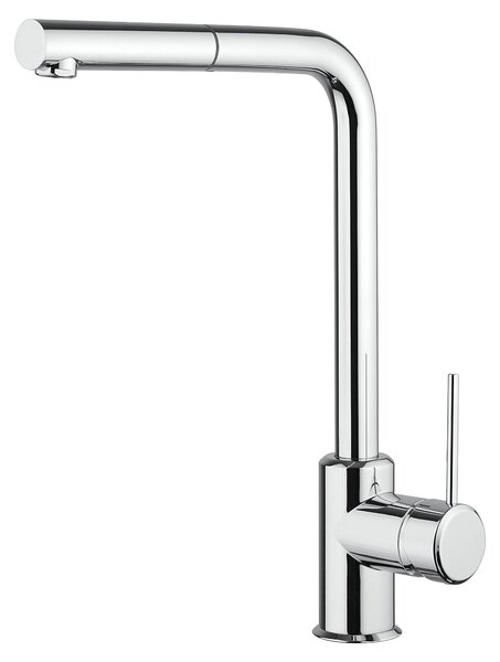 Miscelatore da cucina Paini AM10023CR – Miscelatore monocomando con doccetta estraibile
