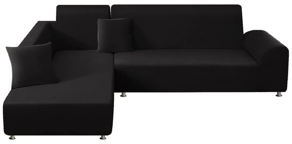 Omgoods - Set di 2 copridivano elasticizzati per divani a forma di L