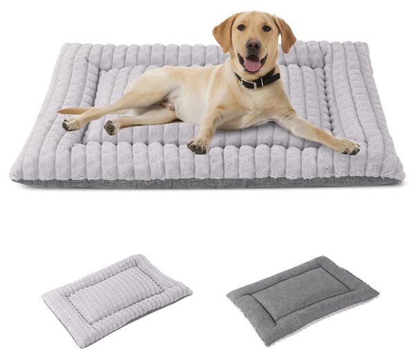 Omgoods - Cuscino per lettino per cani, lavabile su entrambi i lati, adatto a cani e gatti di piccola, media e grande taglia - Grigio, taglia XXL