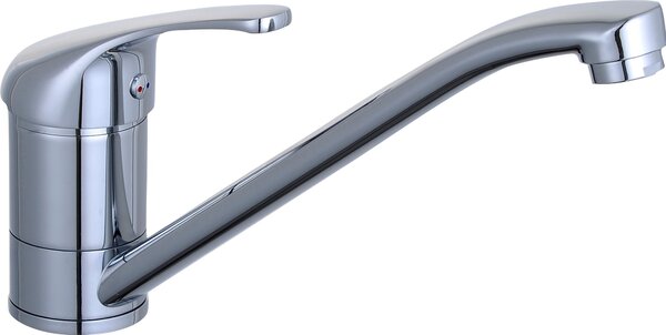Miscelatore per lavello GRANDE VITA CLASSIC, miscelatore per cucina; miscelatore monocomando; gamma girevole a 360°, cromo