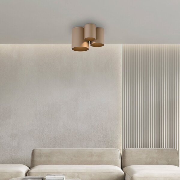 Plafoniera PURE, Point, dimmerabile, Bronzo / Ottone anticato, Bagno, Metallo, Moderno