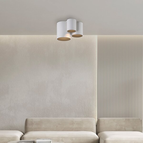 Plafoniera PURE, Point, dimmerabile, Bianco, Bagno, Metallo, Moderno