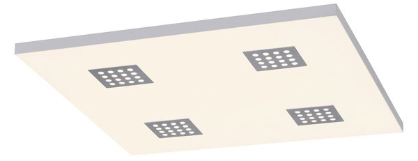 Plafoniera PURE, Neo, dimmerabile, Bianco, Soggiorno, Metallo, Moderno