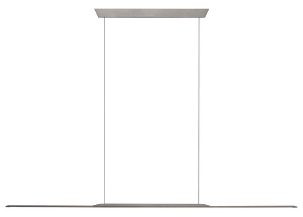 Lampada a sospensione PURE, Surface, dimmerabile, Grigio, Soggiorno, Alluminio, Moderno