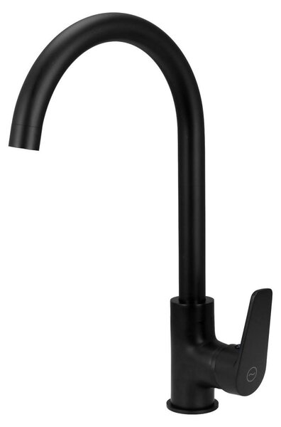 Miscelatore per cucina monocomando nero Casa BL-1201-CS Aquanello