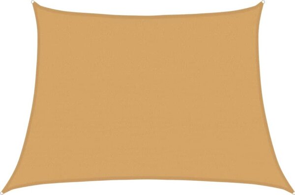 Vela Parasole 160 g/m² Trapezio Grigio Chiaro 4/5x3 m in HDPE