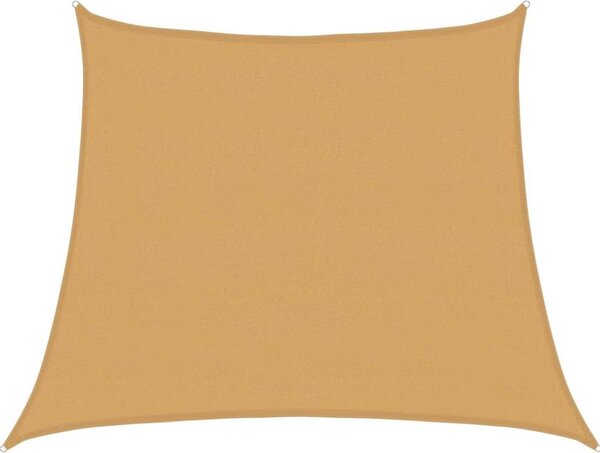 Vela Parasole 160 g/m² Trapezio Grigio Chiaro 3/4x3 m in HDPE
