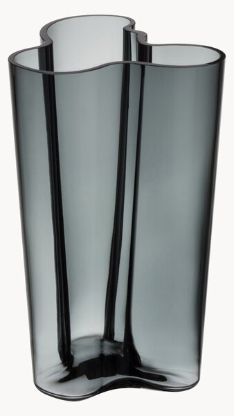 Vaso in vetro soffiato Aalto, alt. 20 cm