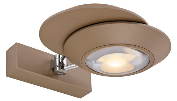 Applique da parete PURE, Oculis, dimmerabile, Bronzo / Ottone anticato, Camera da letto, Metallo, Moderno